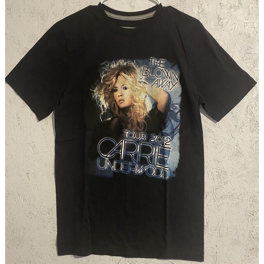Carrie Underwood The Blown Away Tour 2012 Concert Black T-Shirt - Small